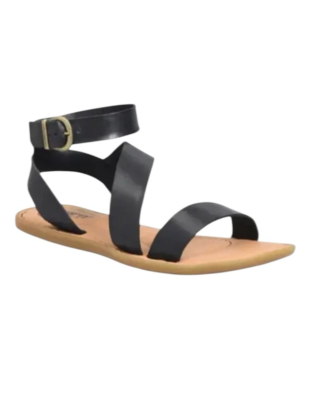 New! Born Leah Ankle Strap Sandals in Black